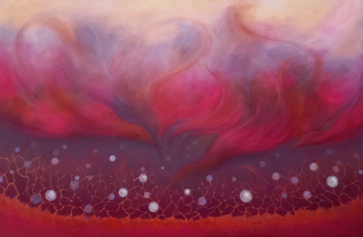 Feuervögel II, 2025 von Lee Campbell