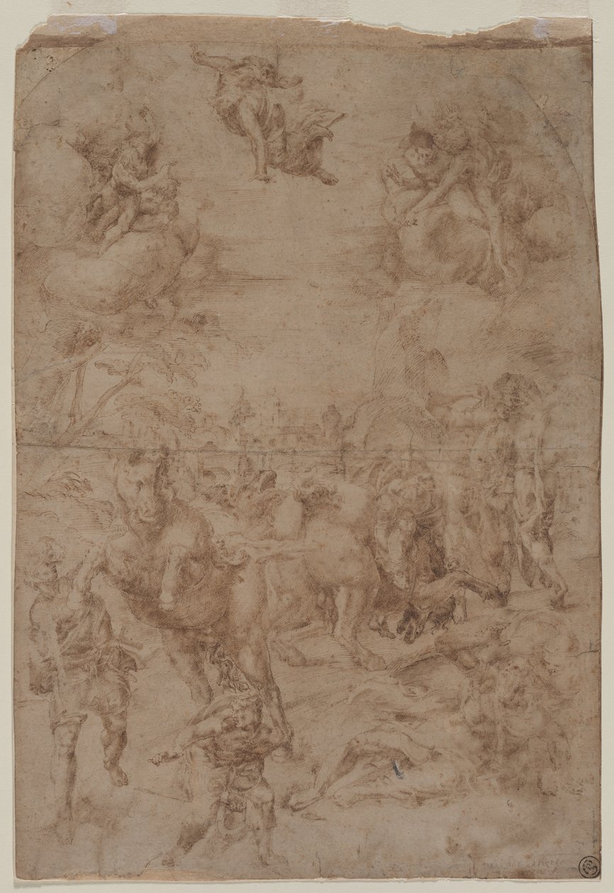 Die Bekehrung des Heiligen Paulus, nach 1575 von Lelio Orsi da Novellara