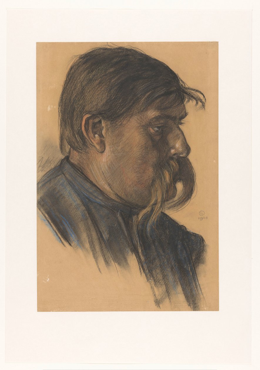 Kopf eines Dockarbeiters von Leo Gestel