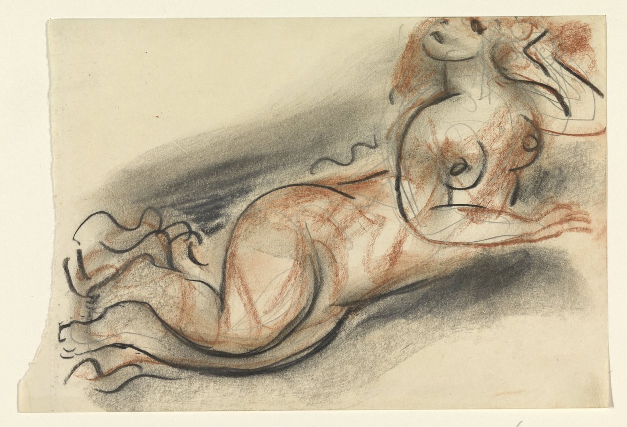 Liegende nackte Frau von Leo Gestel