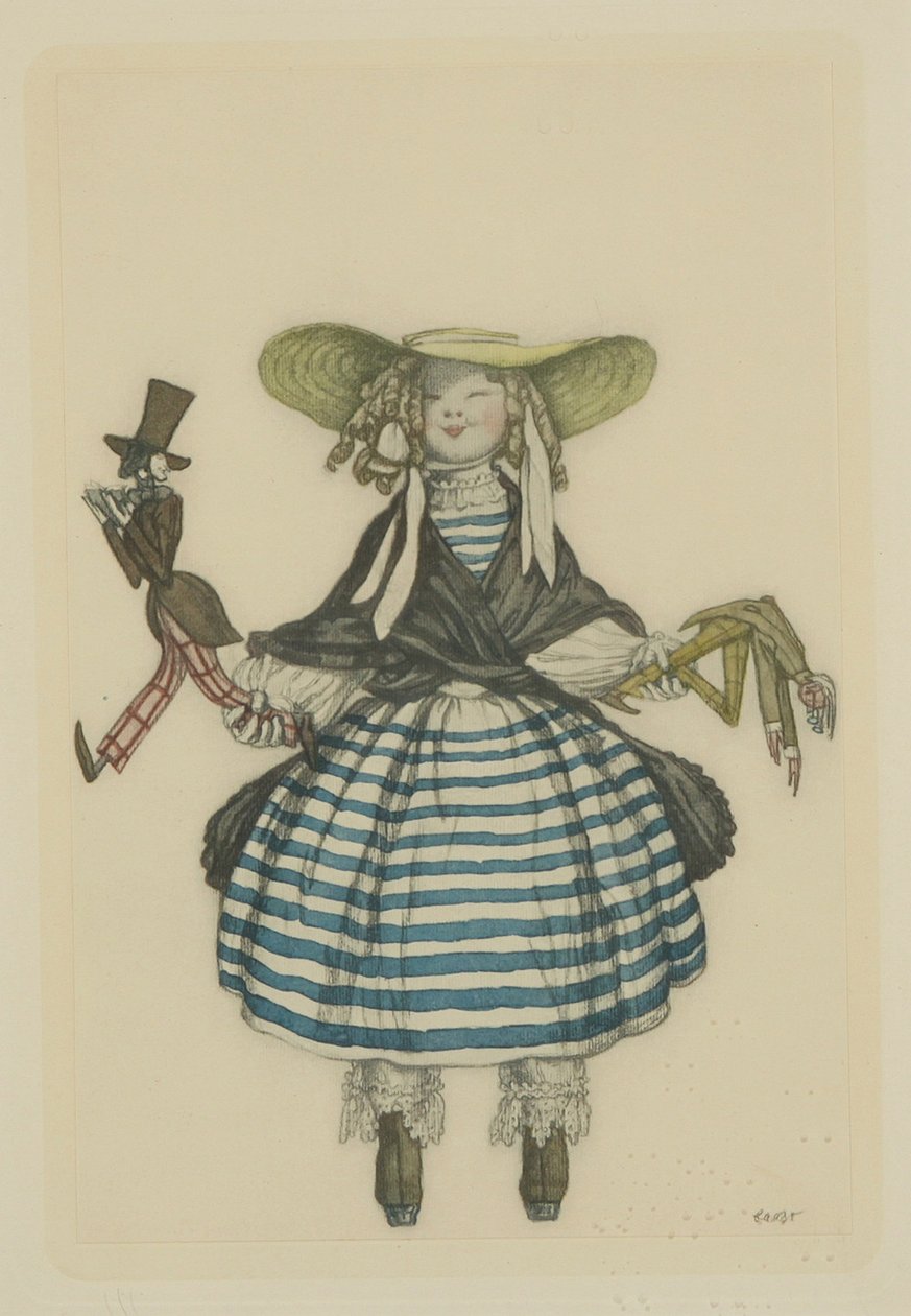 Kostümentwurf für das Ballett Die Feenpuppe von J. Bayer von Leon Bakst