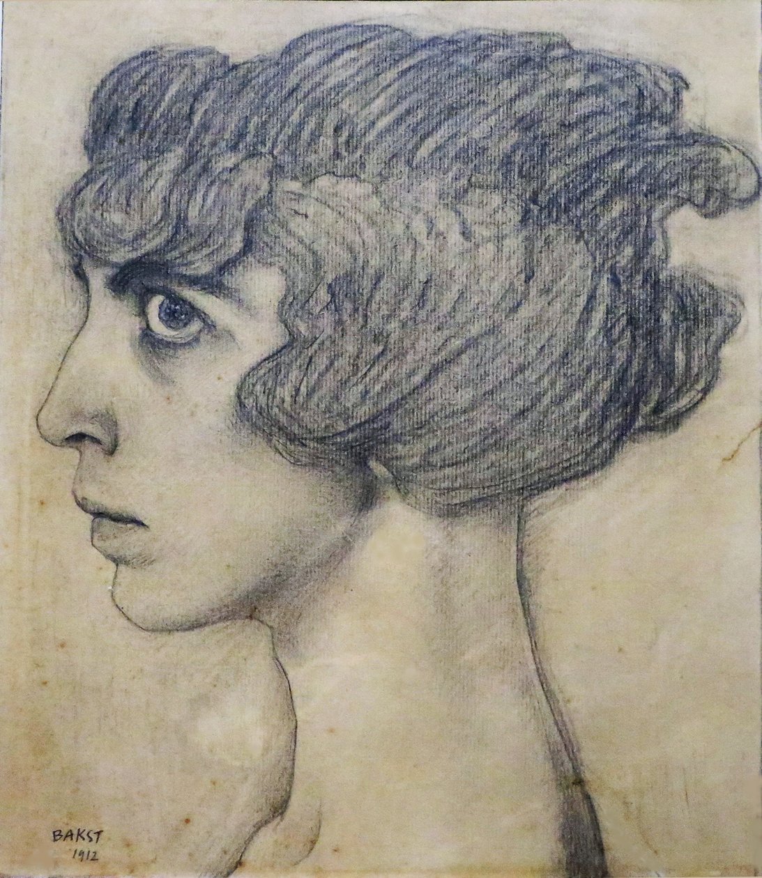 Porträt der Marchesa Luisa Casati, 1912 von Leon Bakst