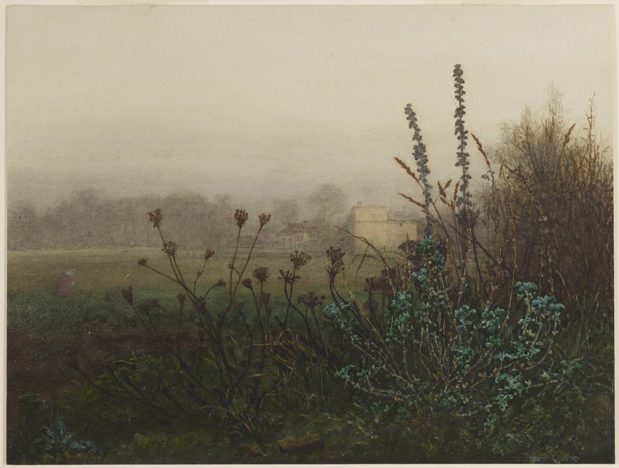 Ländliche Landschaft von Léon Bonvin