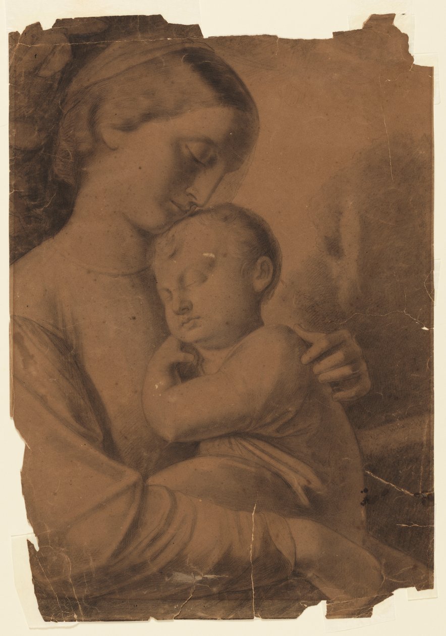 Madonna mit Kind von Leon Dabo