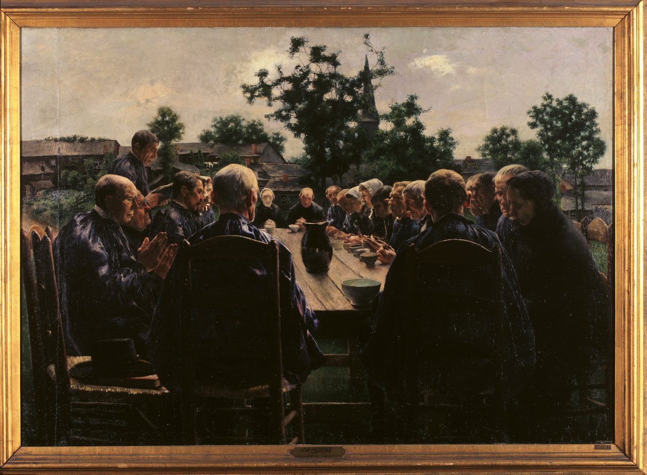 Das Trauermahl von Leon Henri Marie Frederic