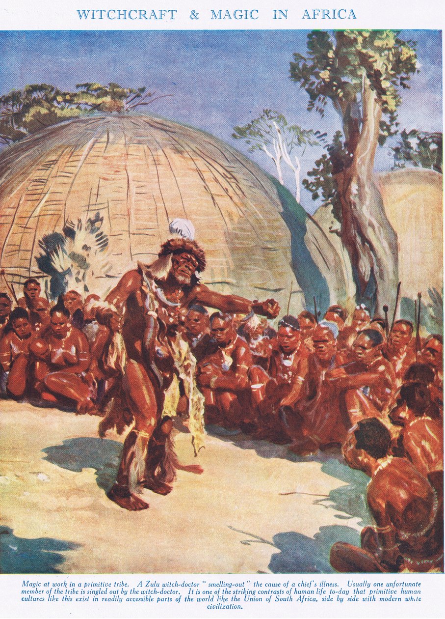 Hexerei und Magie in Afrika, Illustration aus 