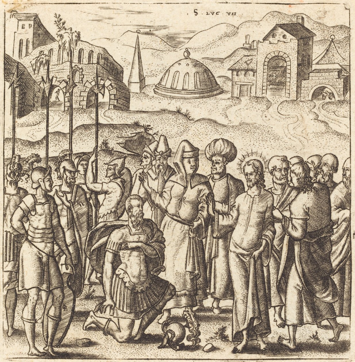 Christus und der Zenturio von Leonard Gaultier