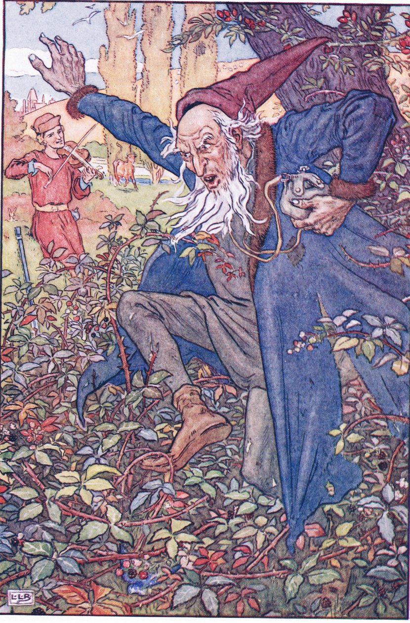 Der Jude im Dornbusch, 1920er von Leonard Leslie Brooke