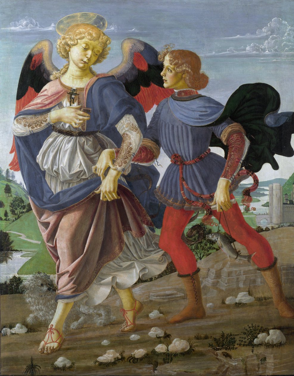 Tobias und der Engel von Leonardo da Vinci