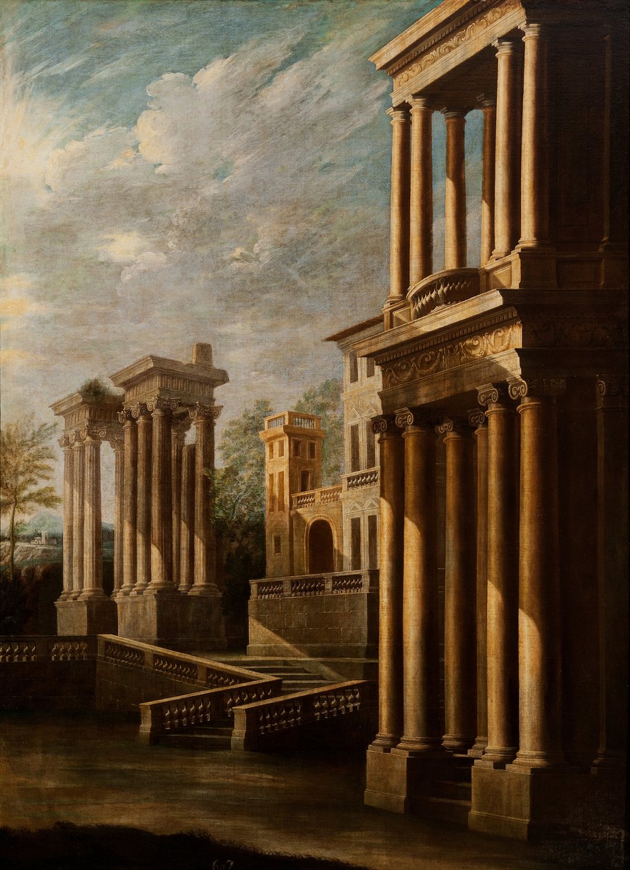 Außenansicht von Gebäuden von Leonardo Coccorante