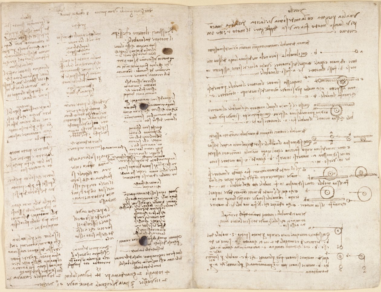 Kurze Texte von Leonardos Prophezeiungen (
