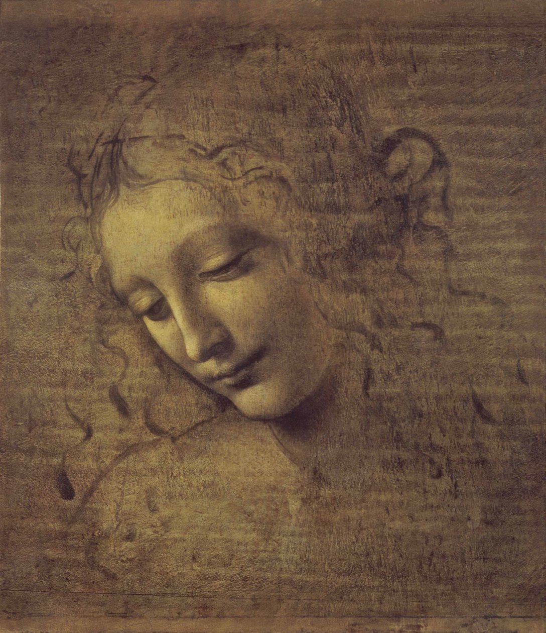 Kopf einer Frau von Leonardo da Vinci