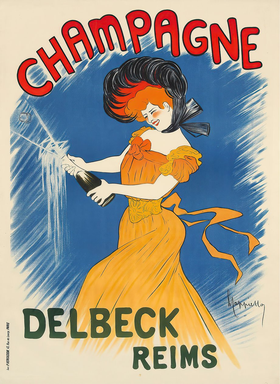 Champagne Delbeck von Leonetto Cappiello