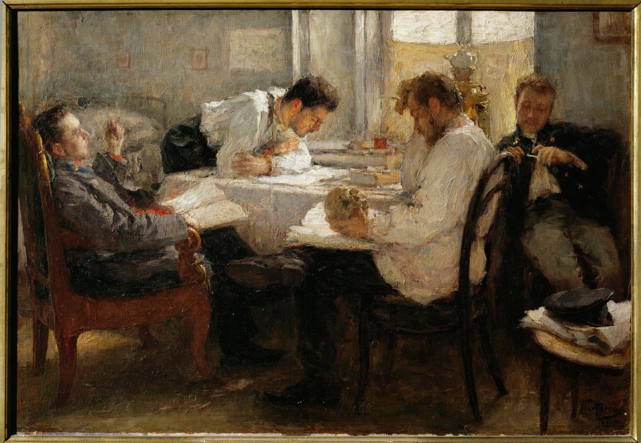 Am Vorabend der Prüfung von Leonid Osipovic Pasternak