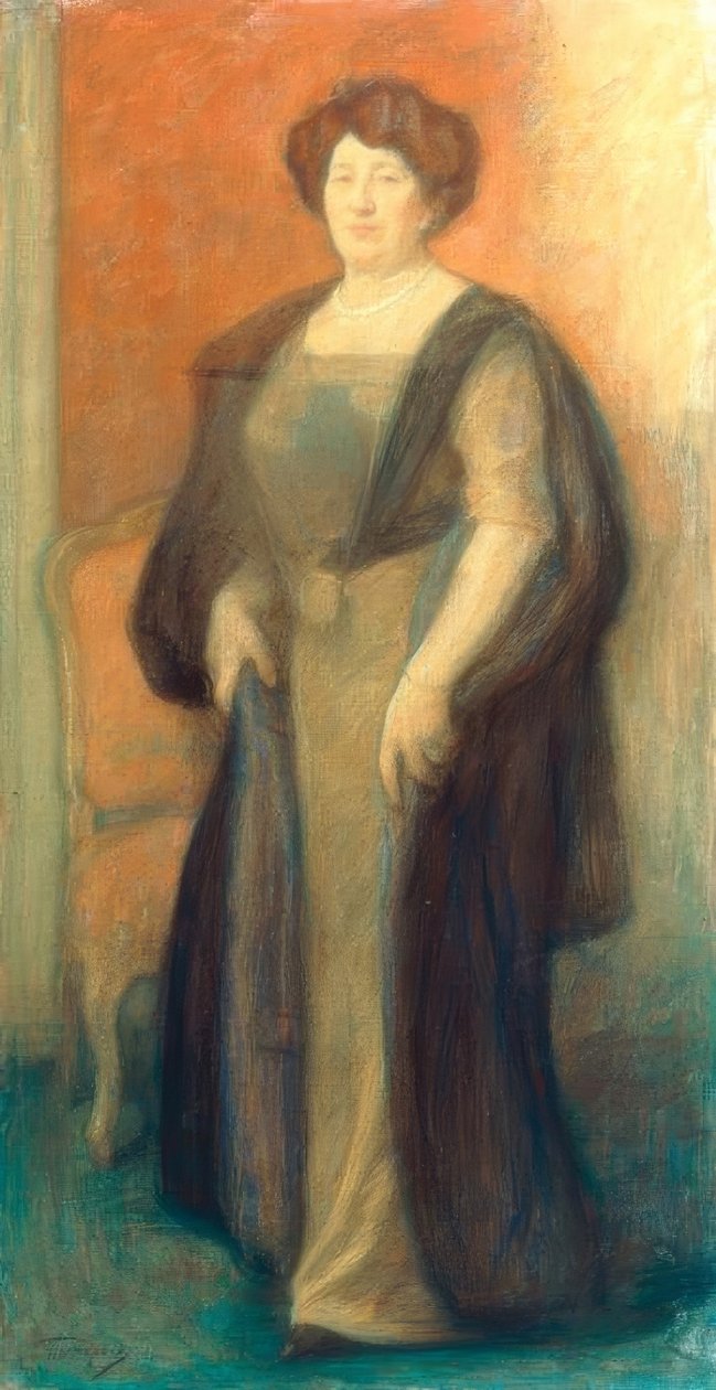 Bildnis Anna Borisowna Wisotskaja von Leonid Osipovic Pasternak