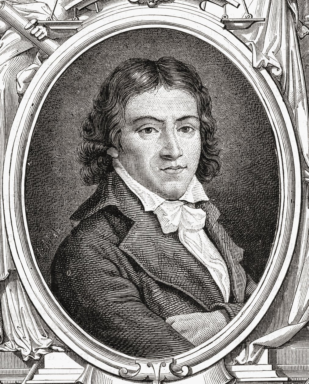 Porträt von Camille Desmoulins (1760-94) von Leopold Mar