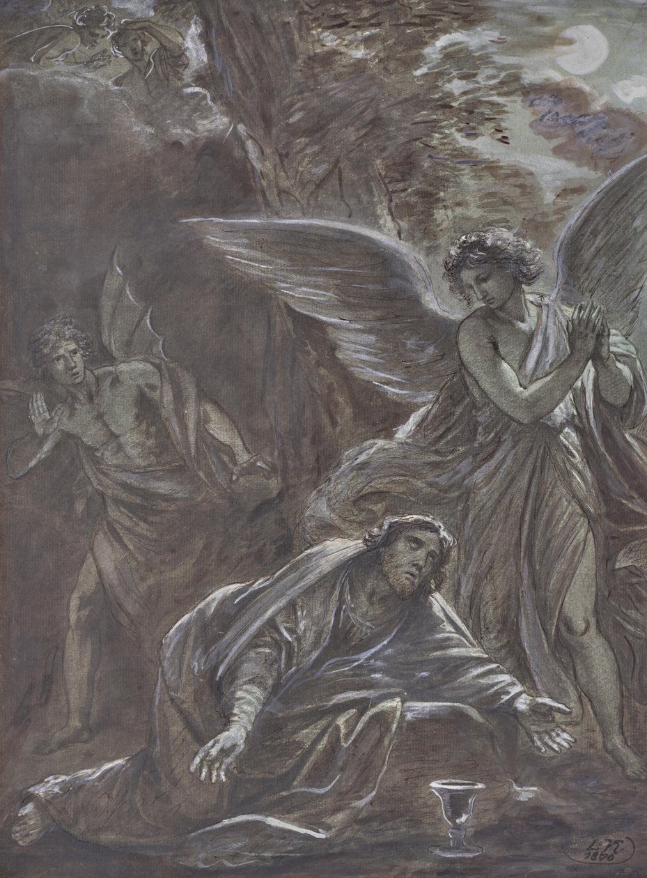 Christus am Ölberg von Leopold Kupelwieser