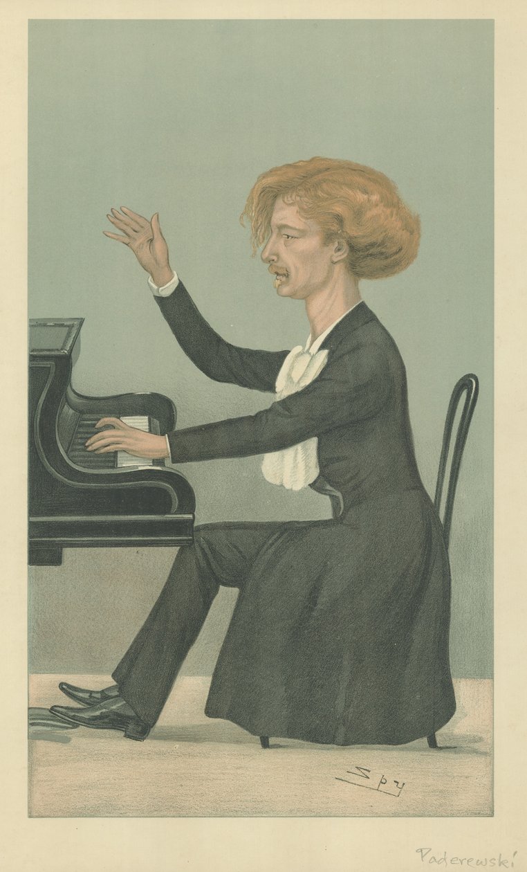 M Ignace Jan Paderewski von Leslie Matthew (1851-1922) Ward