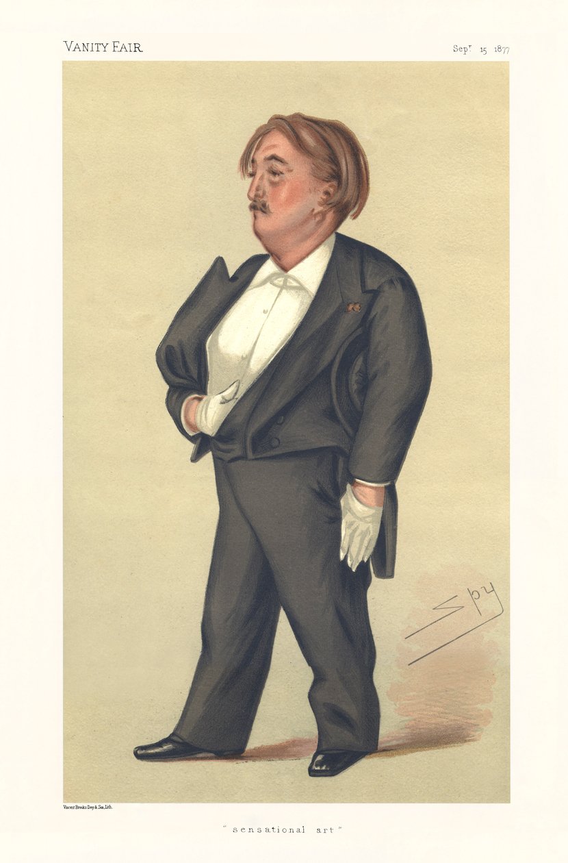Paul Gustave Doré - Porträt von Leslie Matthew (1851 1922) Ward