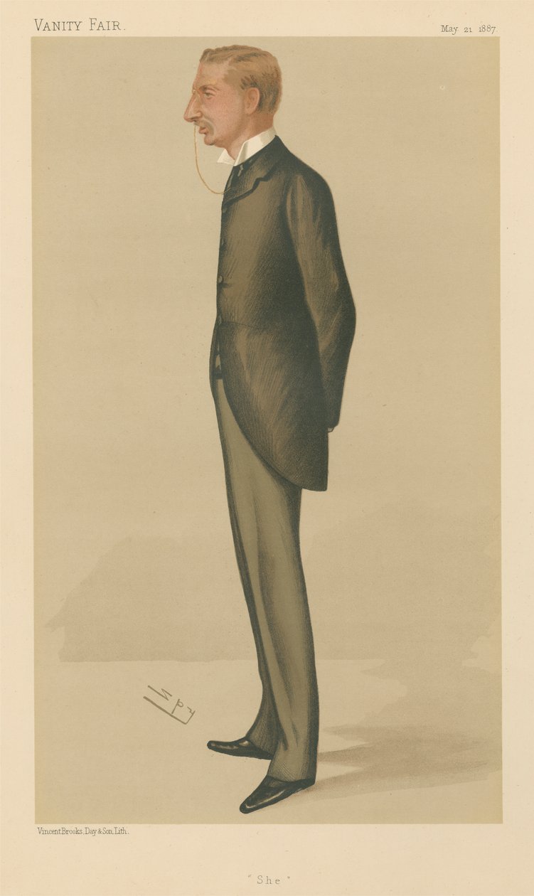 Sie, Henry Rider Haggard (Vanity Fair Serie) von Leslie Matthew Spy Ward
