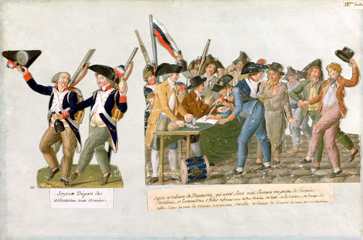 Glücklicher Abschied der Armeefreiwilligen von Lesueur Brothers