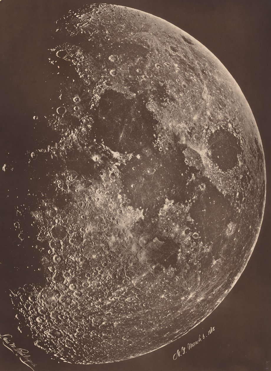 Fotografie des Mondes im ersten Viertel von Lewis Morris Rutherford