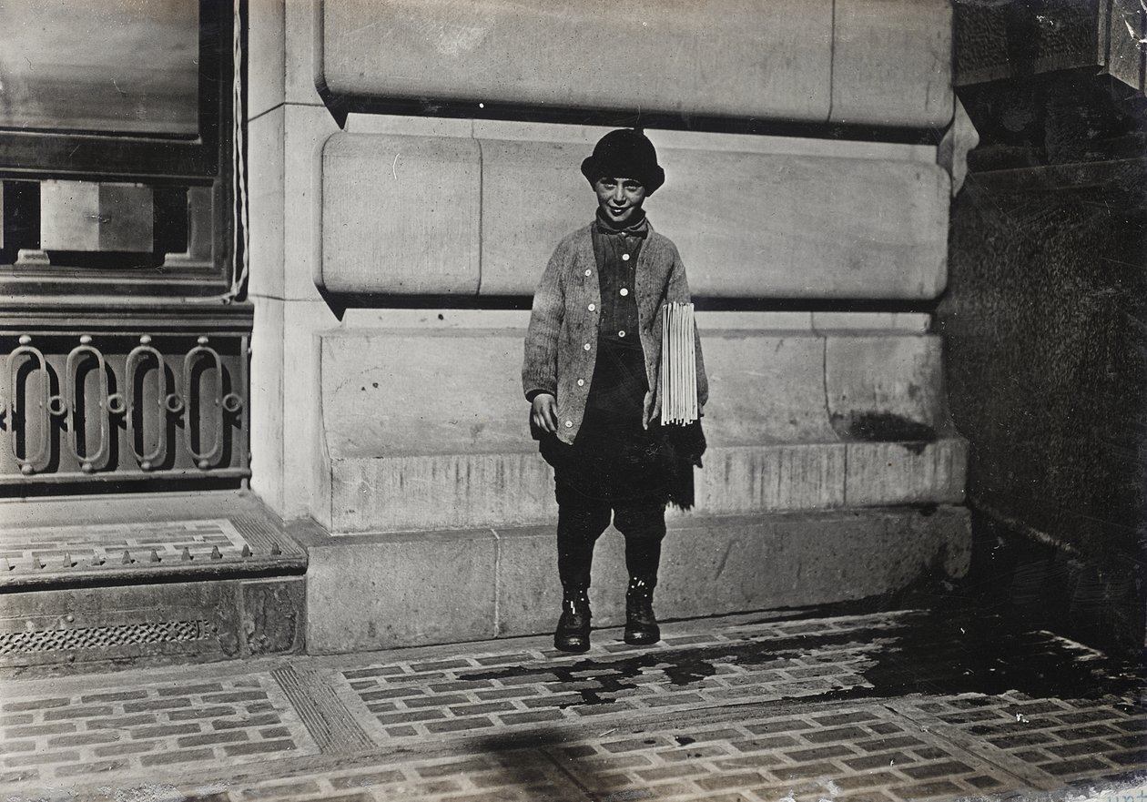 Zeitungsjunge von Lewis Wickes Hine