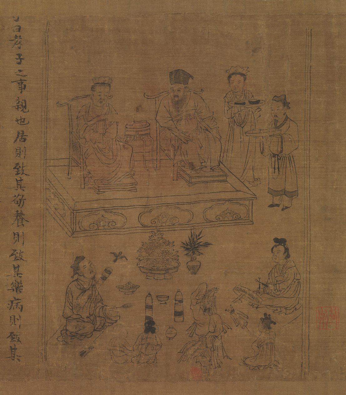 Das Buch der kindlichen Pietät, ca. 1085 von Li Gonglin