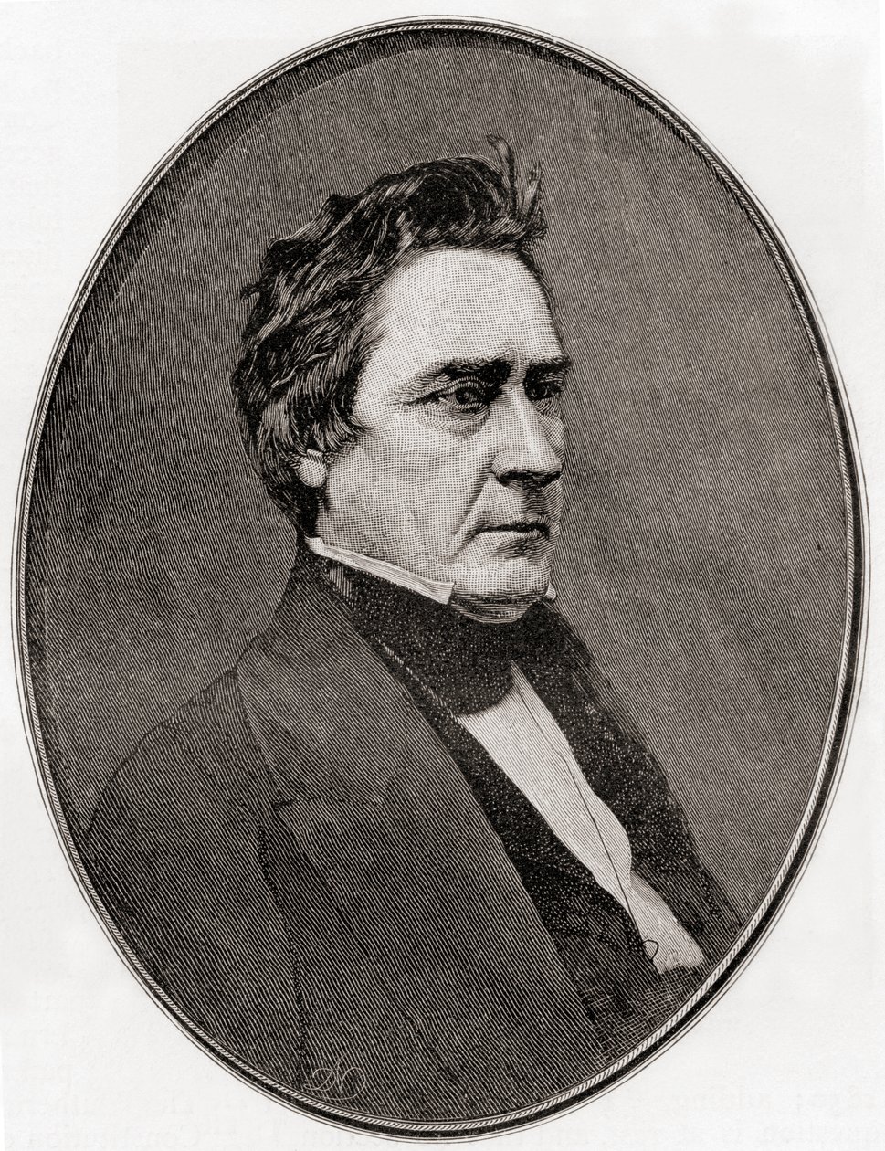 David Rice Atchison, aus The Century Magazine, veröffentlicht 1887 (Gravur) von Unbekannt Unbekannt