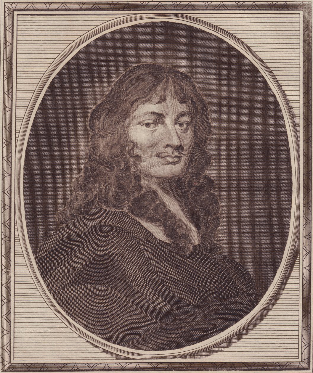 Porträt des englischen Politikers Sir William Temple (1628-1699), Kupferstich von John Goldar (1729-1795) nach einem Gemälde von P. Lely von Unbekannt Unbekannt