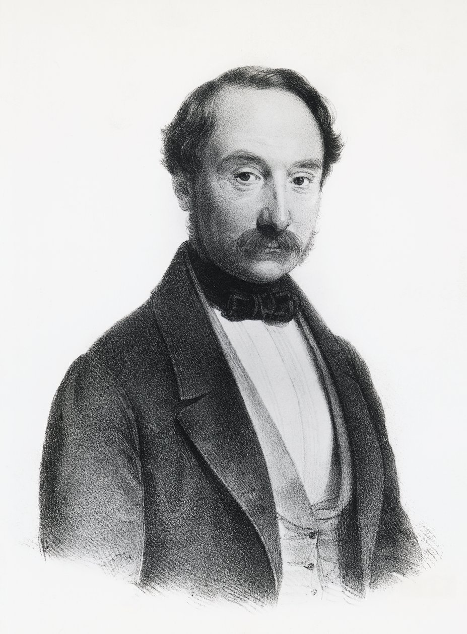 Porträt von Francesco Rizzoli, italienischer Politiker, Arzt und Chirurg, Gravur von Unbekannt Unbekannt