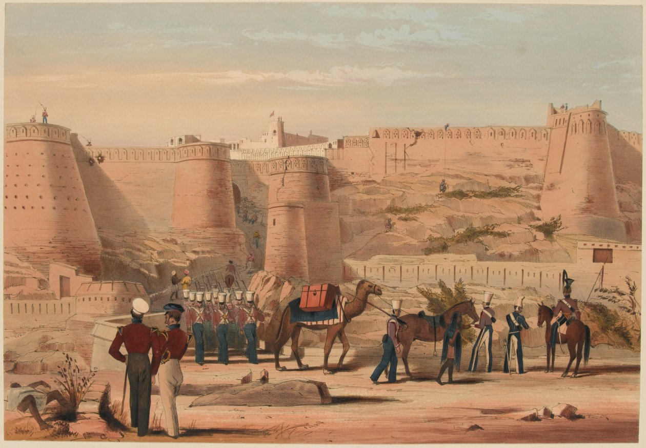 Sturm auf Ghuznee: Der Morgen nach der Aktion, 23. Juli 1839 von Lieutenant Thomas (after) Wingate