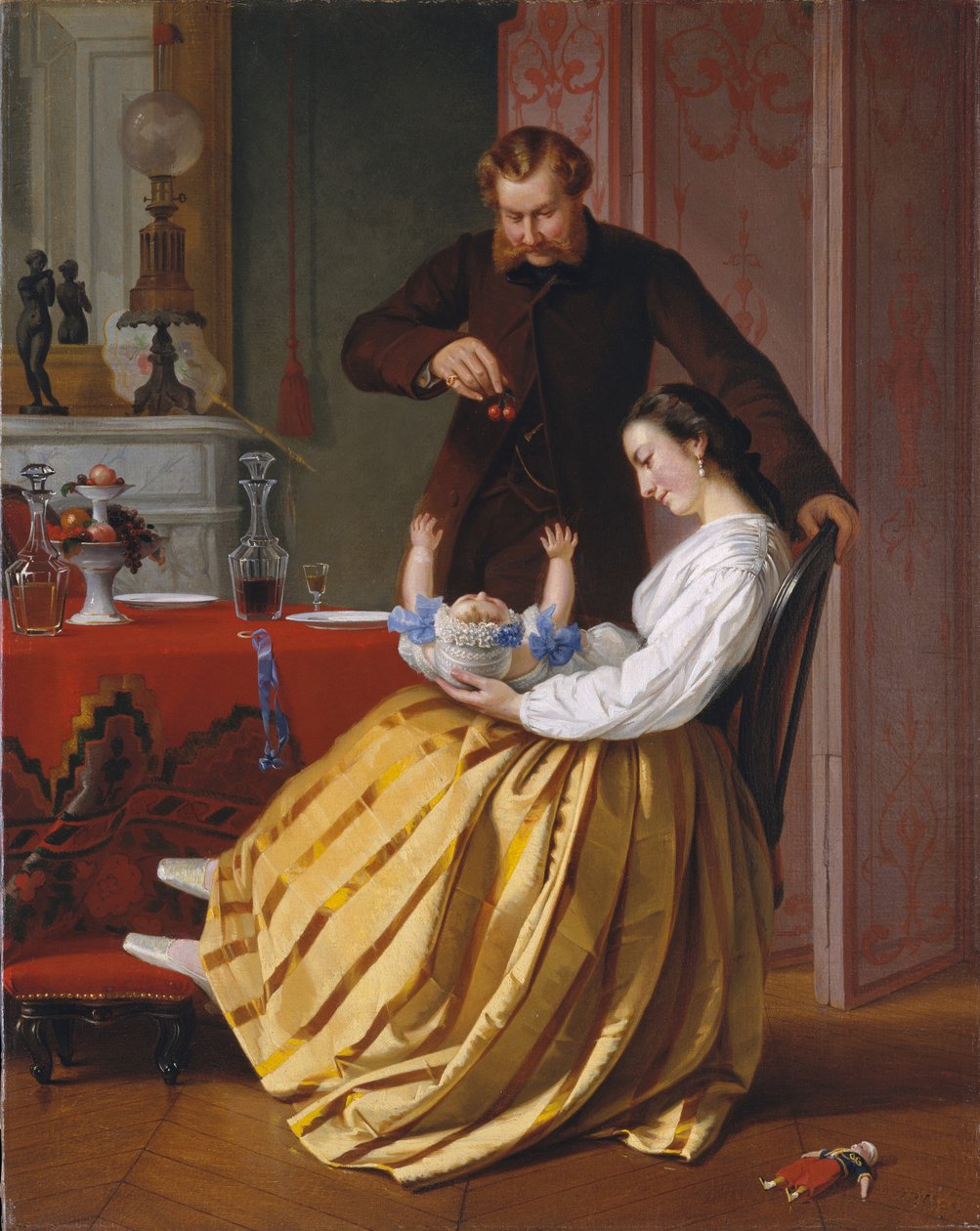 Konversationsstück, ca. 1851-52 von Lilly Martin Spencer
