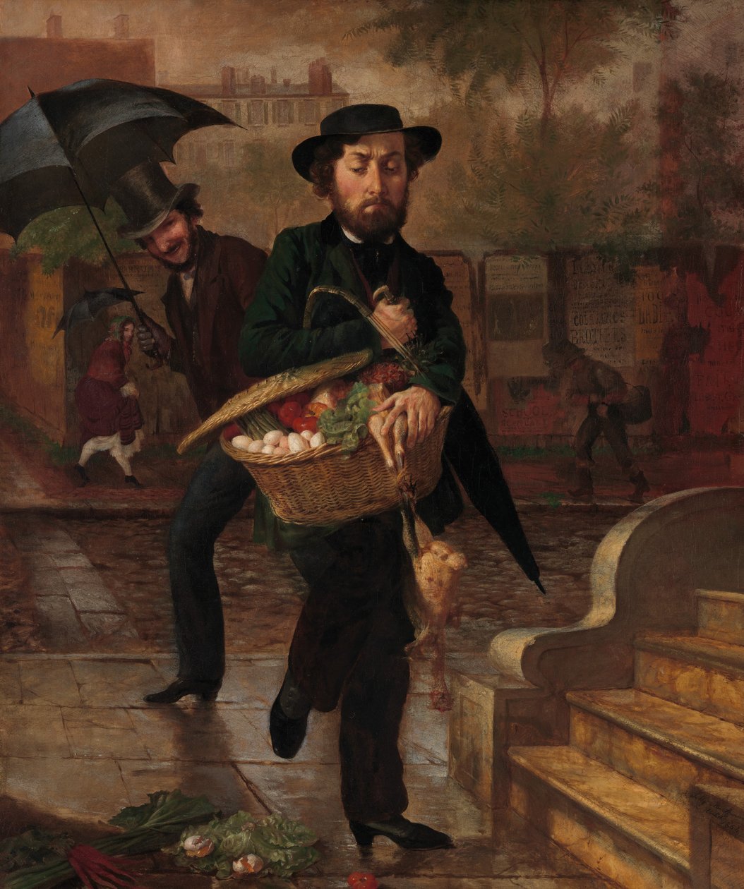 Junger Ehemann: Erster Einkauf, 1854 von Lilly Martin Spencer