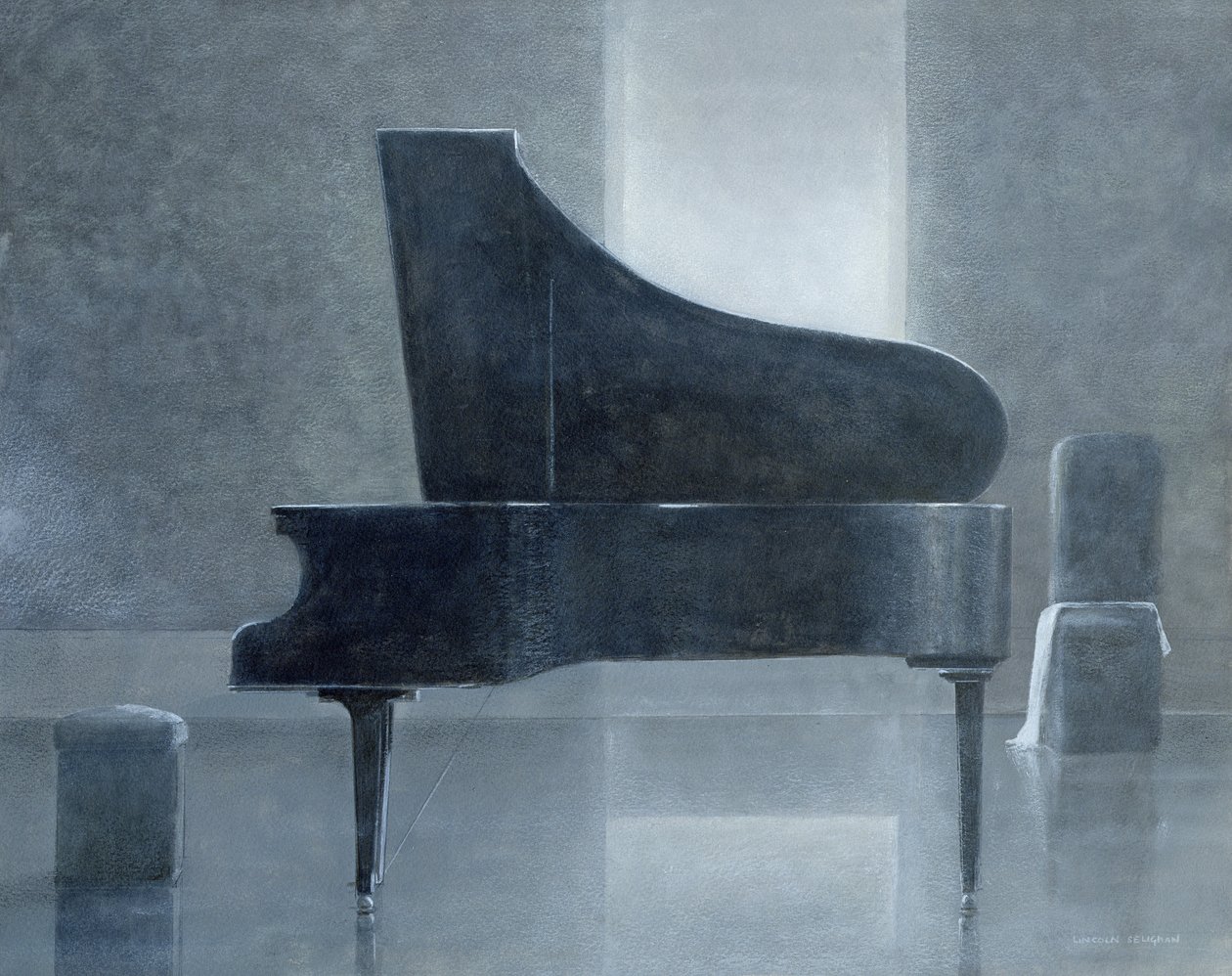 Schwarzes Klavier, 2004 von Lincoln Seligman