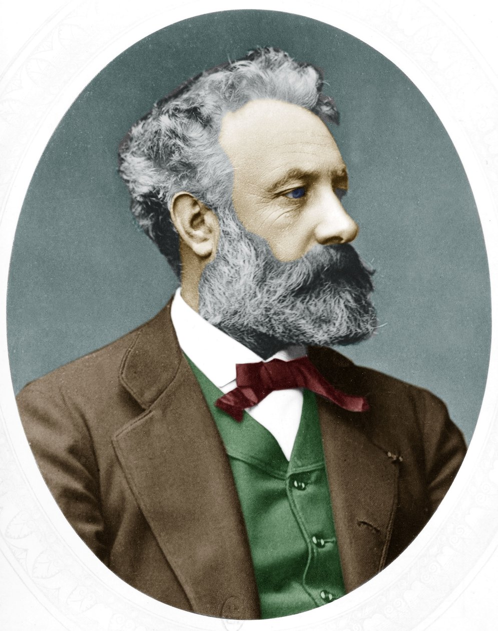 Jules Verne (1828-1905) französischer Schriftsteller, hier im Jahr 1877 von Lock and Whitfield