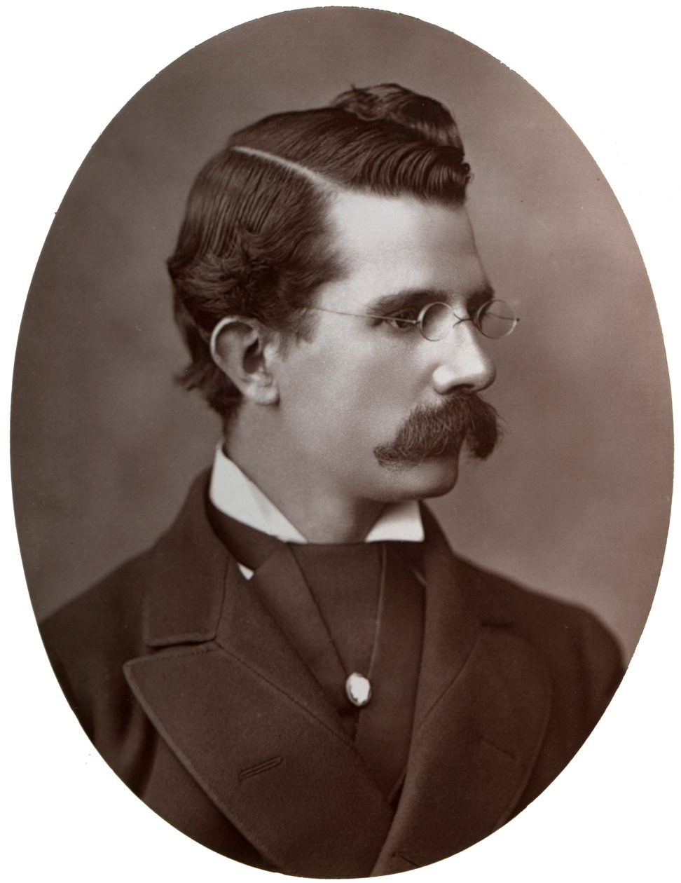 William Black, britischer Romanautor, 1877 von Lock and Whitfield