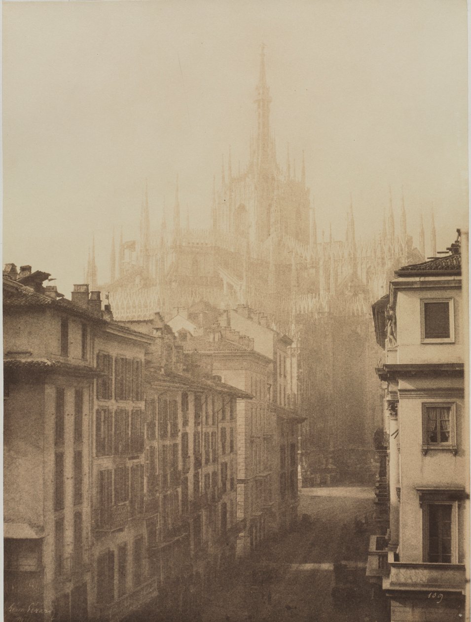 Kathedrale vom Corso Francesco, Mailand, 1857 von Léon Gérard