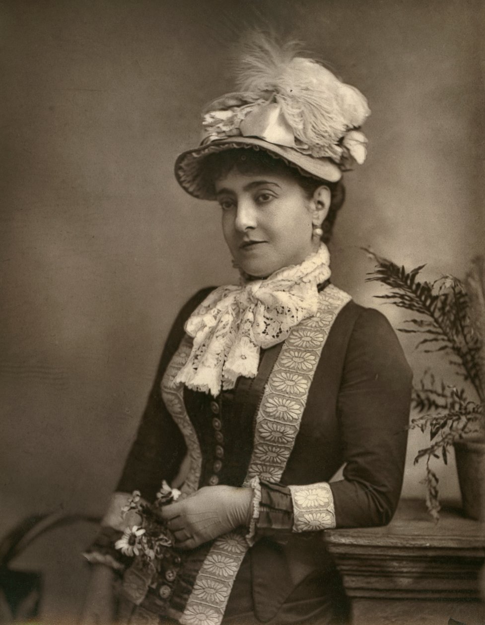 Adelina Patti, italienische Operndiva, 1882 von London Stereoscopic and Photographic Co