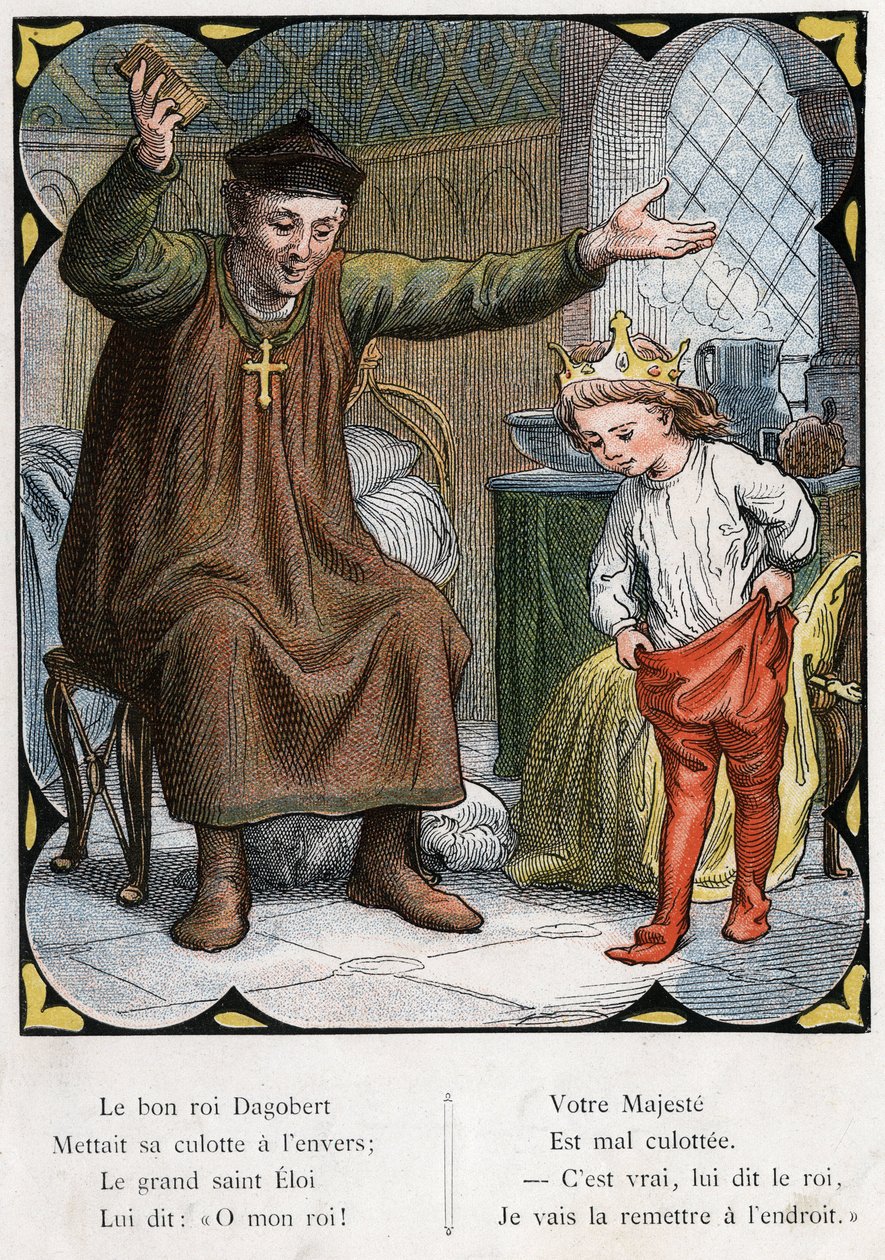Illustration von Lorenz Frolich für das Volkslied „Der gute König ...