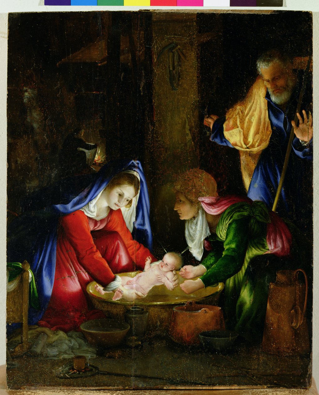 Die Geburt Christi, 1527 von Lorenzo Lotto
