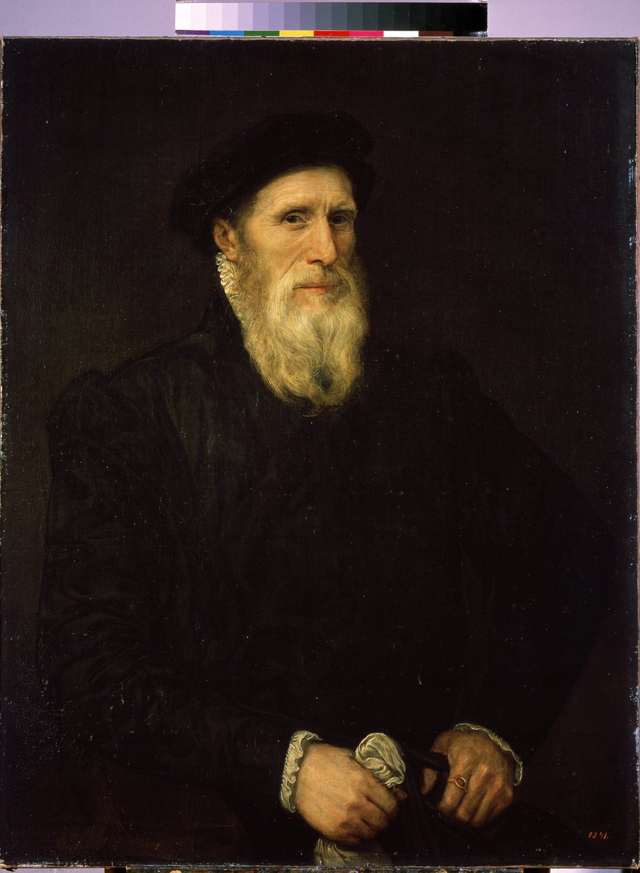 Porträt eines alten Mannes von Lorenzo (attr. to) Lotto