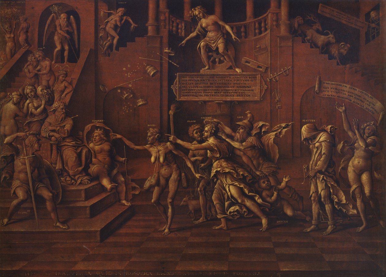 Allegorie des Glücks von Lorenzo Leonbruno