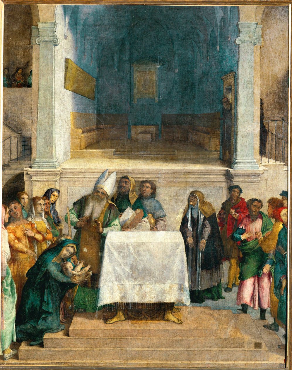 Die Darstellung im Tempel von Lorenzo Lotto