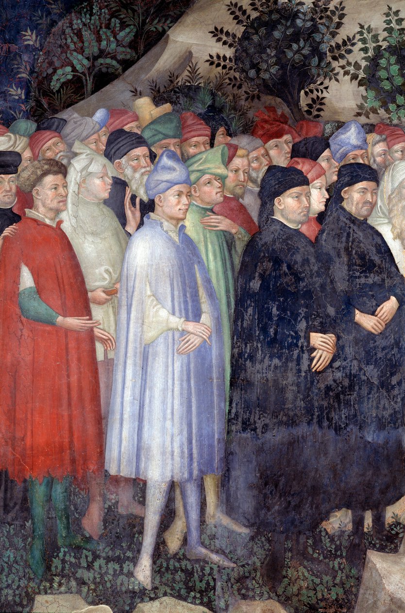 Predigt von Johannes dem Täufer (Detail) von Lorenzo Salimbeni