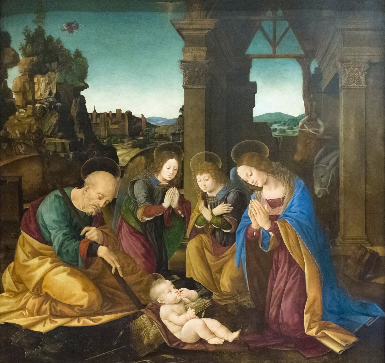 Anbetung des Christkindes von Lorenzo di Credi
