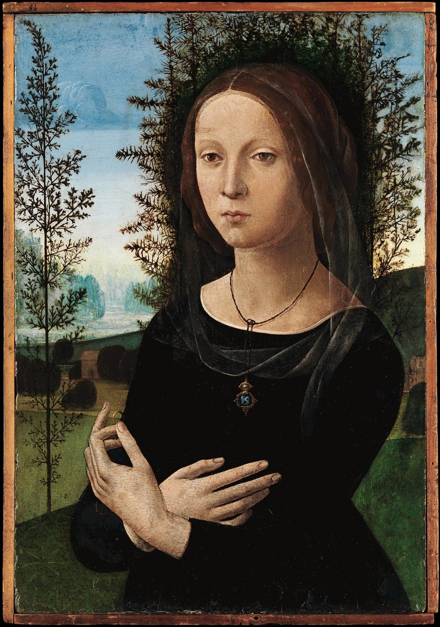 Porträt einer jungen Frau von Lorenzo di Credi
