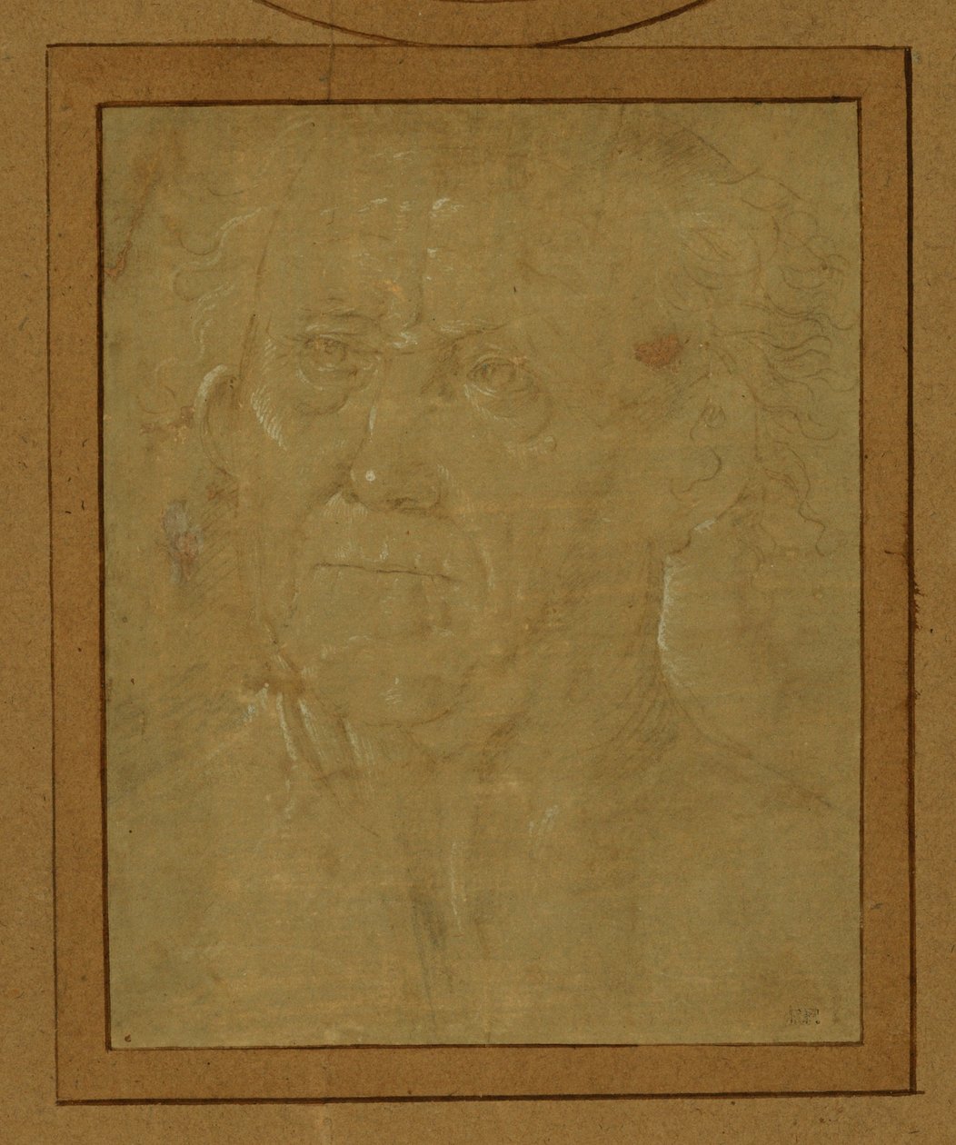 Porträt eines alten Mannes von Lorenzo di Credi