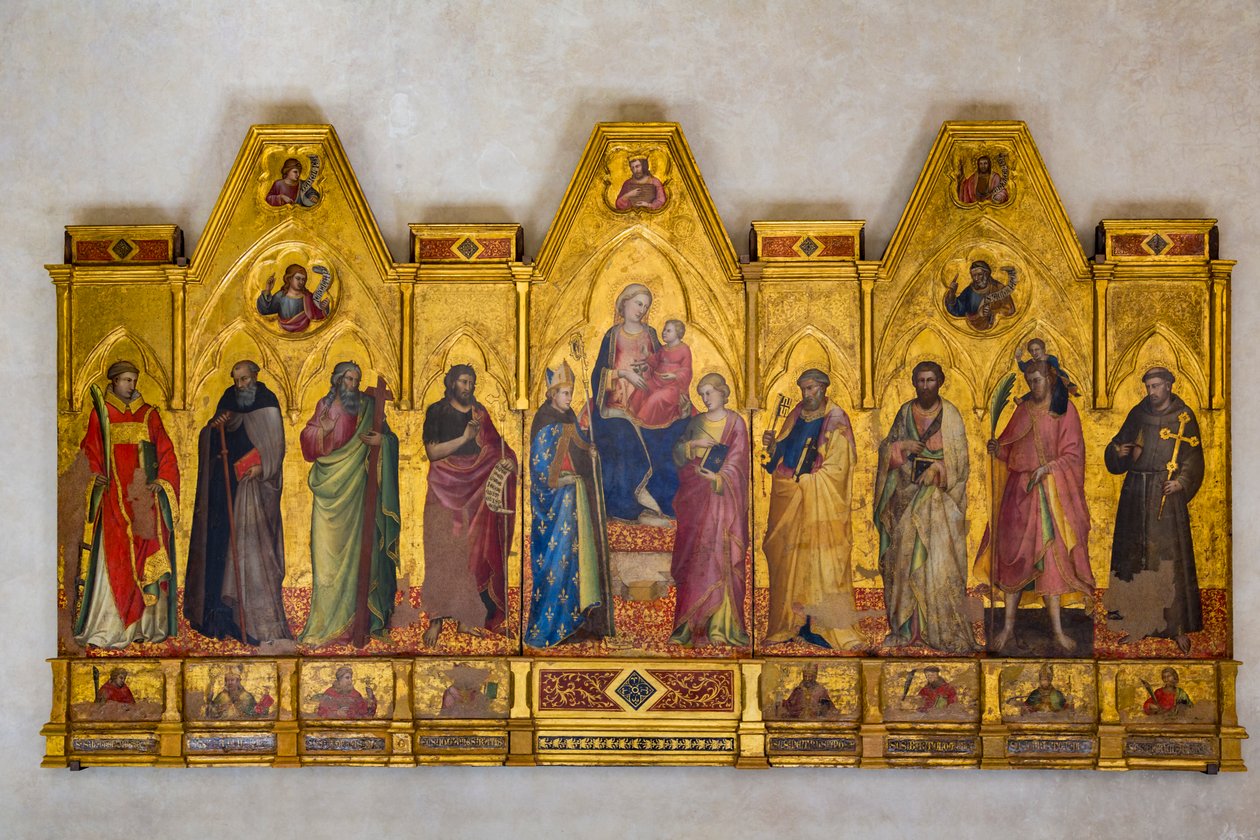 Madonna mit Kind auf dem Thron von Lorenzo di Niccolò