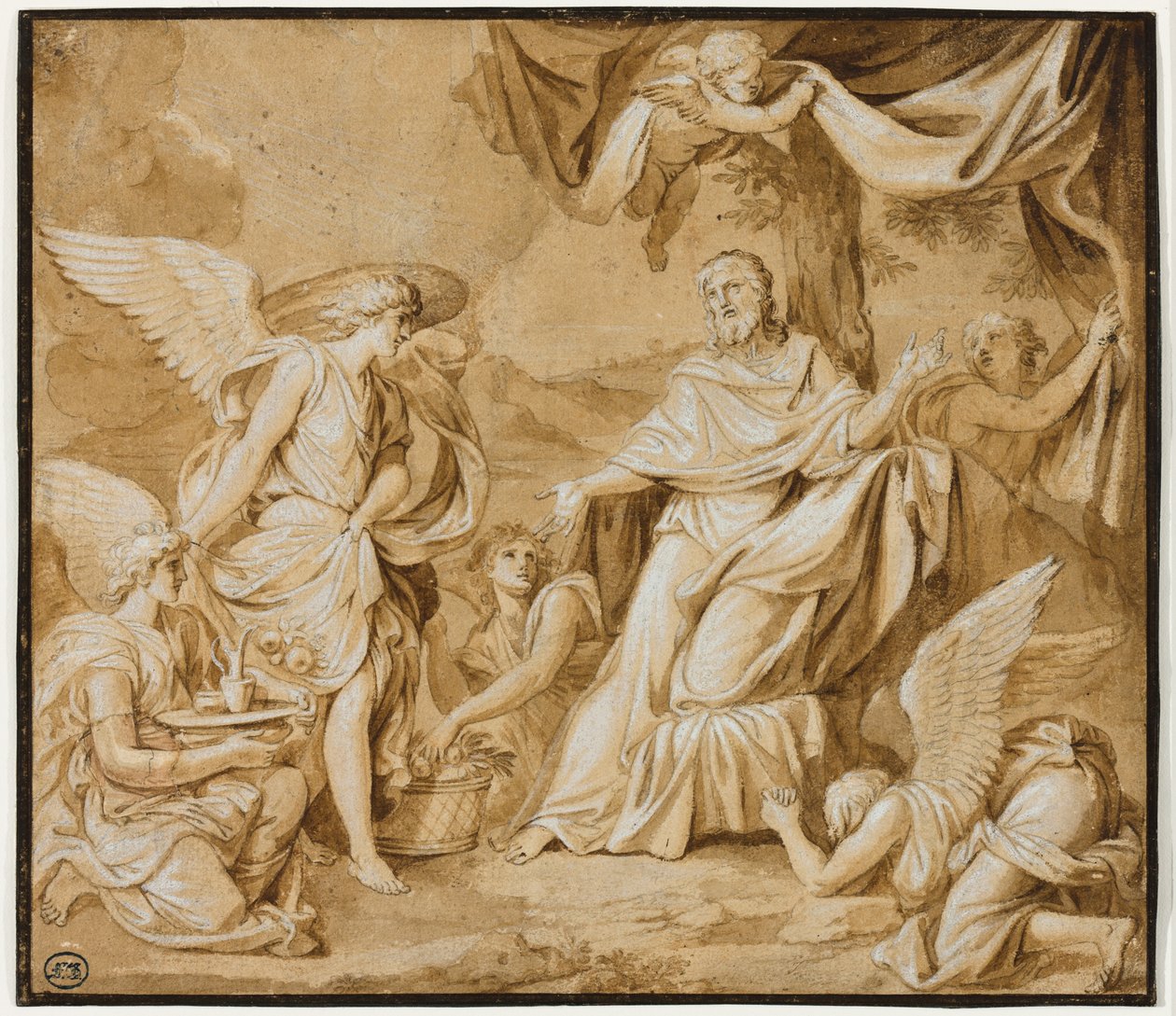 Engel, die Christus dienen von Louis Licherie de Beuron